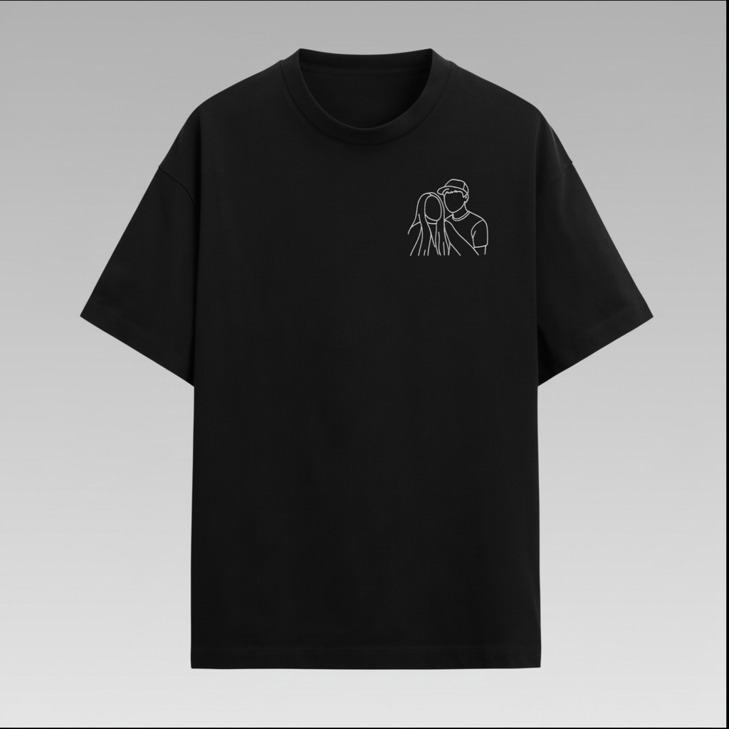 Sweat-shirt brodé personnalisé avec votre photo