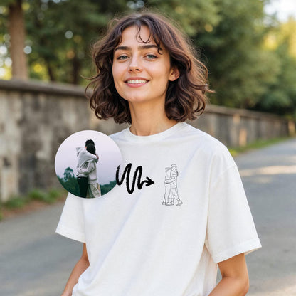 Sweat-shirt brodé personnalisé avec votre photo