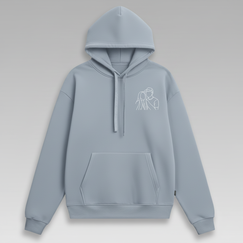 Sweat-shirt brodé personnalisé avec votre photo